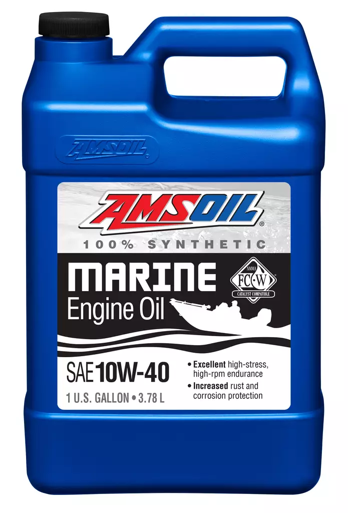 Amsoil 10W-40 Formula 4-Stroke® Marine Synthetic Oil 3,78L - Veneöljyt & polttoaineen lisäaineet - 82218 - 1