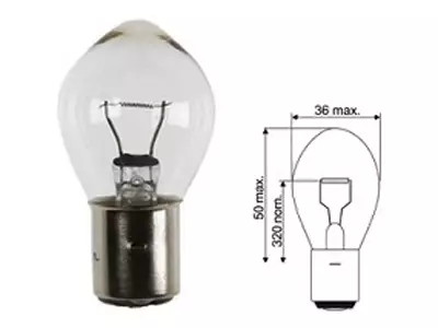 AUTOLAMPPU 1245 12V 50W BA20S - Yleisosat ja tarvikkeet - 10718 - 1