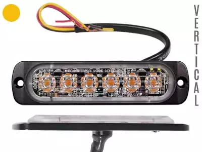 AXIXTECH ST6 KELTAINEN PYSTY LED-VAROITUSVALO R65 - Yleisosat ja tarvikkeet - 52318 - 1