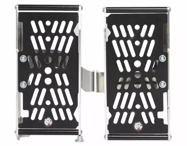 AXP Xtrem Radiator Guards Black KTM 250EXC/EXC TPI / 300EXC/EXC TPI 17-23 - Moottoripyörän Suojat & suojukset - 142818 - 1