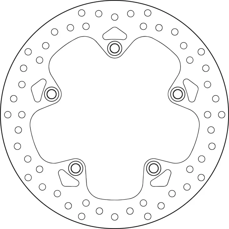 Brembo Serie Oro jarrulevy - Moottoripyörän Jarrulevyt - 102018 - 1