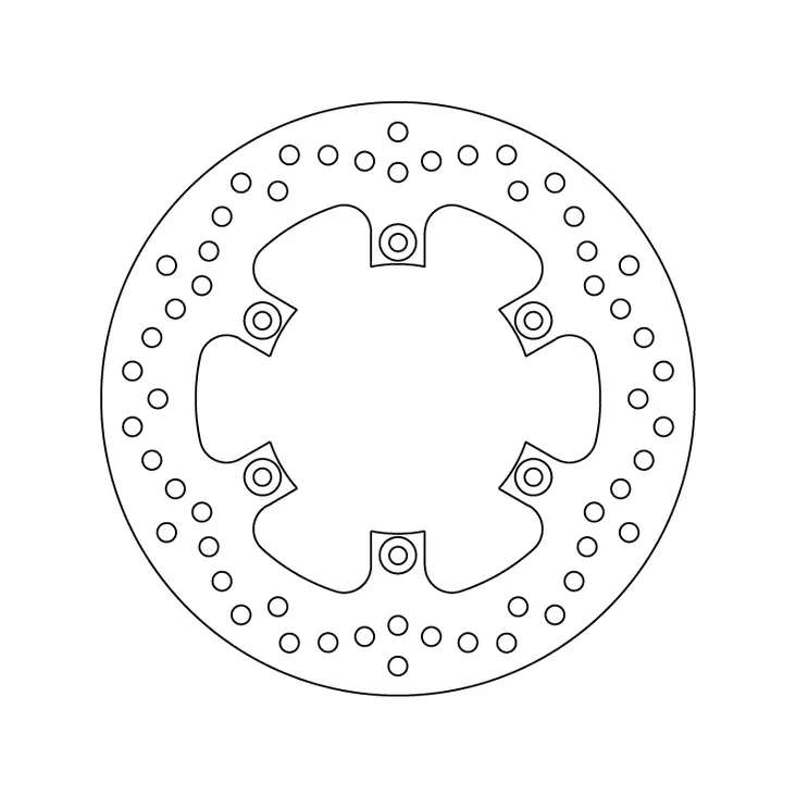 Brembo Serie Oro jarrulevy - Moottoripyörän Jarrulevyt - 102418 - 1