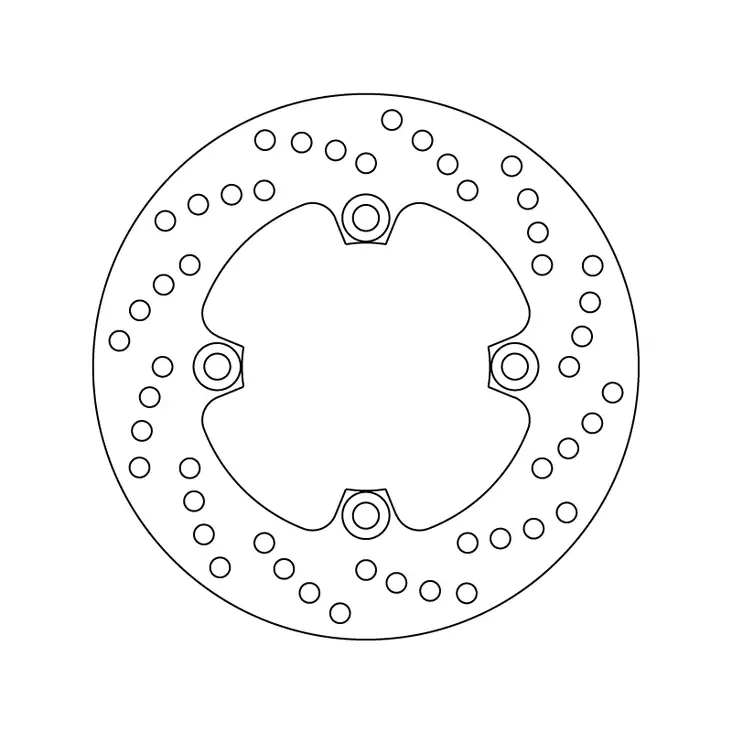 Brembo Serie Oro jarrulevy - Moottoripyörän Jarrulevyt - 102618 - 1