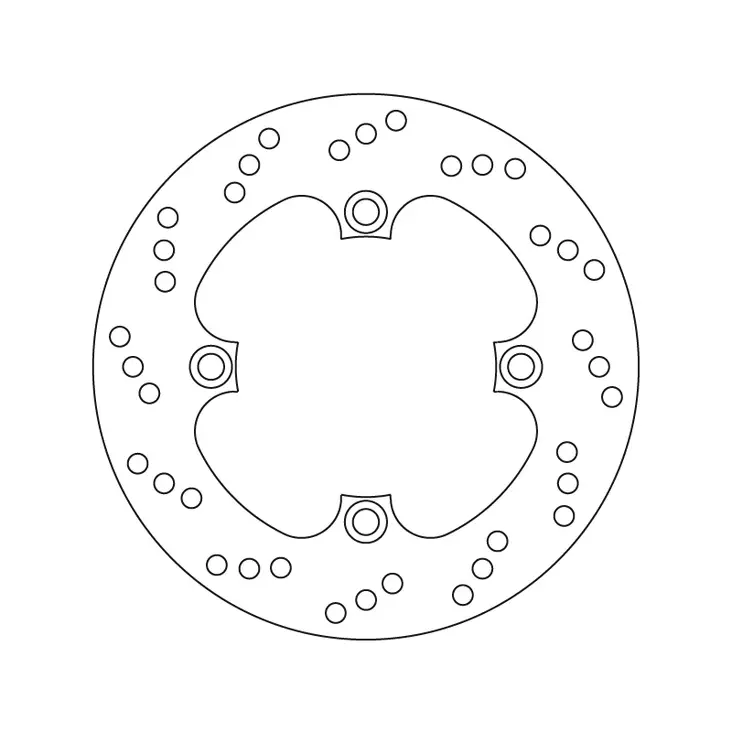 Brembo Serie Oro jarrulevy - Moottoripyörän Jarrulevyt - 103248 - 1