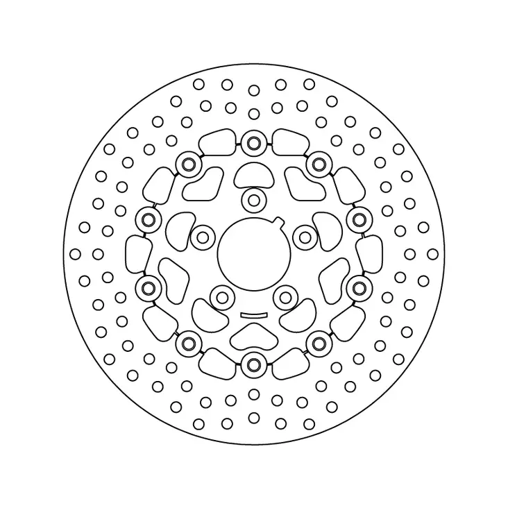 Brembo Serie Oro jarrulevy kelluva - Moottoripyörän Jarrulevyt - 102638 - 1