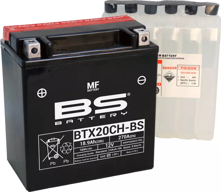 BS Battery BTX20CH-BS MF (cp) Maintenance Free - Yleisosat - Akut - 107248 - 1