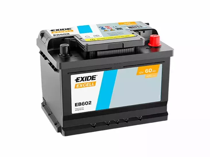 EB602 EXIDE EXCELL 60AH 242X175X175 -/+ 540A - Yleisosat ja tarvikkeet - 45038 - 1
