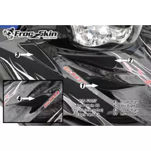 Frogzskin Polaris IQ Hood Vent Kit 2005-11 (4pc) - Moottorikelkan Ilmanvaihto - 80338 - 1