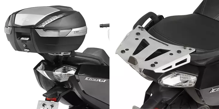 Givi Monokey peräteline alumiini C 650 GT (12-13) - Moottoripyörän Laukkujen kiinnityssarjat & tavaratelineet - 97548 - 1
