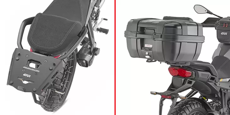 Givi Specific Rack Moto Guzzi Stelvio (2024) - Moottoripyörän Laukkujen kiinnityssarjat & tavaratelineet - 82238 - 1