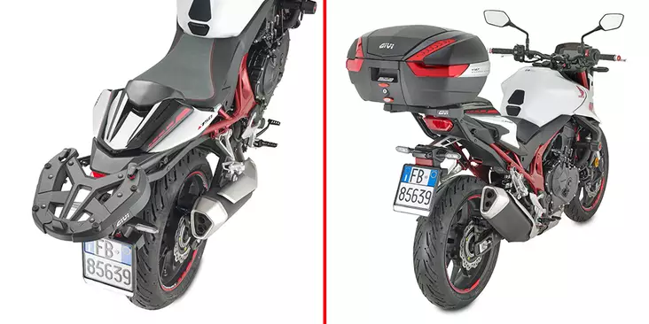 Givi Specific rear rack H0NDA CB750 HORNET (23) - Moottoripyörän Laukkujen kiinnityssarjat & tavaratelineet - 112968 - 1