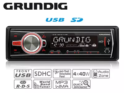 GRUNDIG GX-30 AUTOSOITIN USB - Yleisosat ja tarvikkeet - 49058 - 1