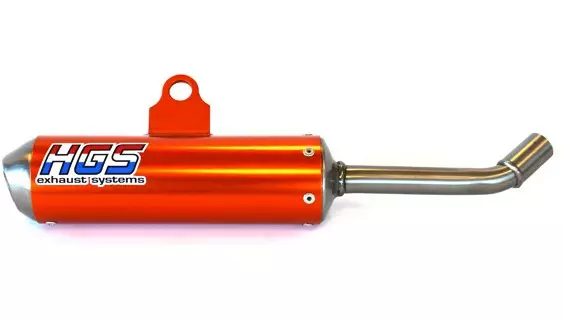 HGS Äänenvaimennin 2T Racing KTM 125 23-.., TC125 23-.. Oranssi - Moottoripyörän Äänenvaimentajat - 88178 - 1