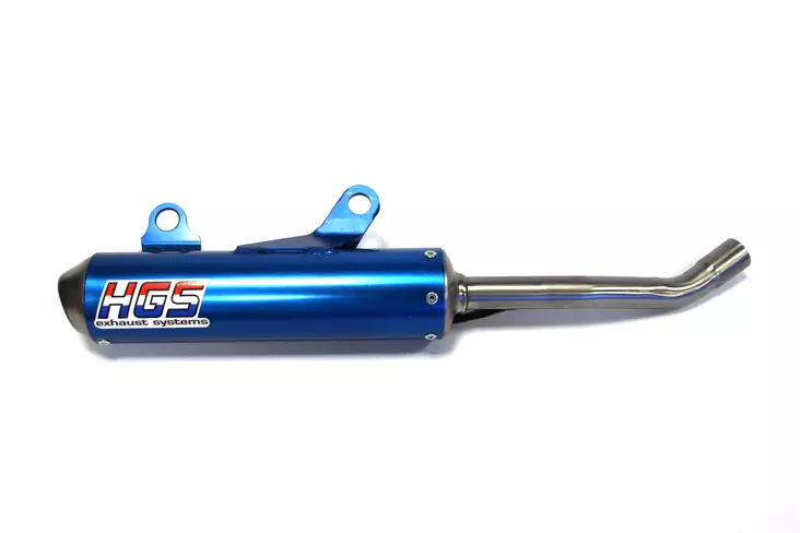 HGS Silencer 2T Blue Steel KTM SX65 TC65 MC65 24-.. - Moottoripyörän Äänenvaimentajat - 82528 - 1