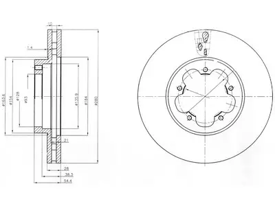 JARRULEVY DELPHI, 2 KPL / PKT, ETU, FORD TRANSIT - Yleisosat ja tarvikkeet - 15168 - 1