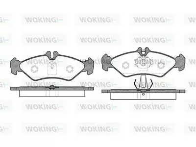 JARRUPALASARJA # WOKING TAKA, MERCEDES, VW - Yleisosat ja tarvikkeet - 6608 - 1