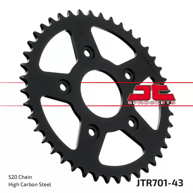 JT Takaratas JTR701.43 - Moottoripyörän Ketjut & rattaat - 99898 - 1