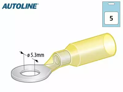 KUTISTELENKKI AUTOLINE KELT. M5 5KPL - Yleisosat ja tarvikkeet - 52948 - 1