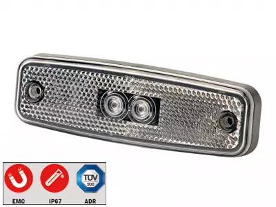 LED-ÄÄRIVALO KIRKAS PISTOKKEELLA 12/24V - Yleisosat ja tarvikkeet - 50498 - 1
