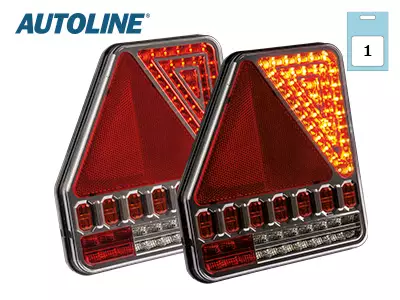 LED-TAKAVALO VASEN 12-24V 186X206X31 # - Yleisosat ja tarvikkeet - 51208 - 1