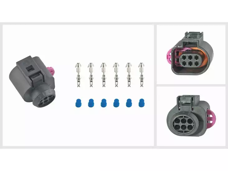 LIITINSARJA, VAG / HYUNDAI / KIA, 6-PIN, 1 KPL - Yleisosat ja tarvikkeet - 53678 - 1