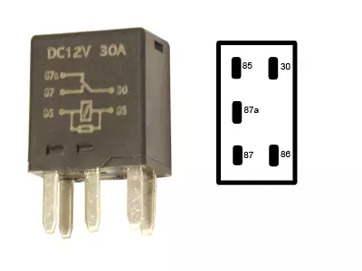 MIKRORELE 5-N 12V 30A - Yleisosat ja tarvikkeet - 70298 - 1