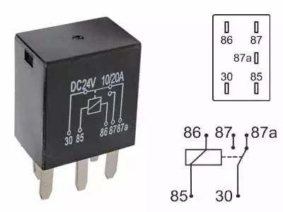 MIKRORELE 5-N 24V 10/20A - Yleisosat ja tarvikkeet - 70038 - 1