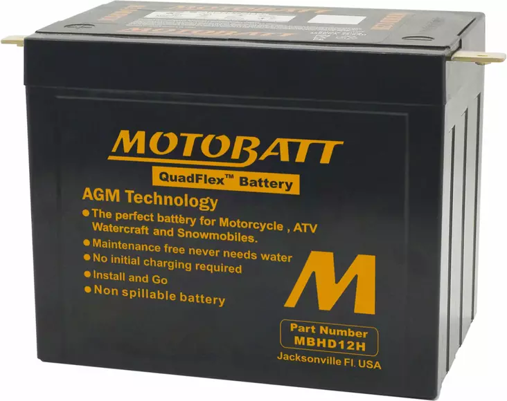 Motobatt akku, MBHD12H - Yleisosat - Akut - 107748 - 1
