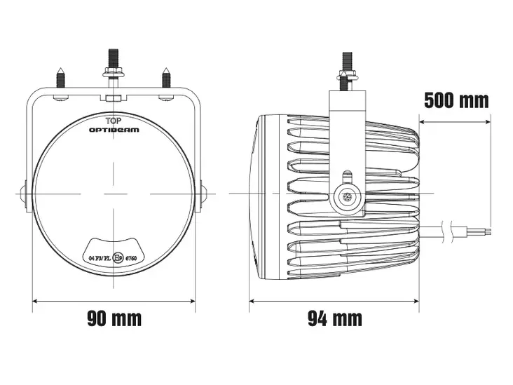 OPTIBEAM FOG RIDER LED-SUMUVALO - Yleisosat ja tarvikkeet - 50928 - 1