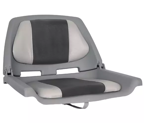 OS FISHERMANS SEAT FOLDING PADDED GREY/CHARCOAL - Veneen Istuimet & tuolit - 107408 - 1
