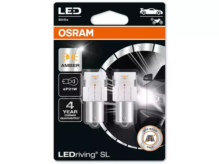 OSRAM LEDRIVING SL 12V P21W AMBER - Yleisosat ja tarvikkeet - 74998 - 1