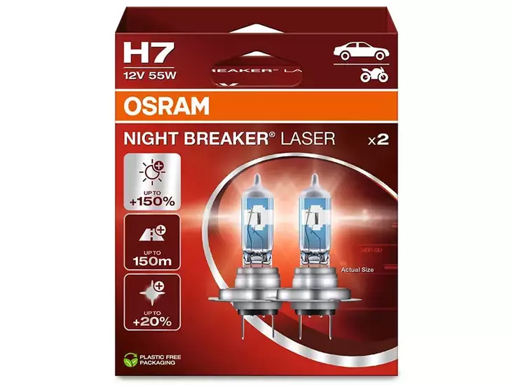 OSRAM NIGHT BREAKER LASER H7 - Yleisosat ja tarvikkeet - 74018 - 1