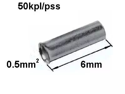 PÄÄTEHOLKKI 0.5MM2 50KPL - Yleisosat ja tarvikkeet - 42538 - 1