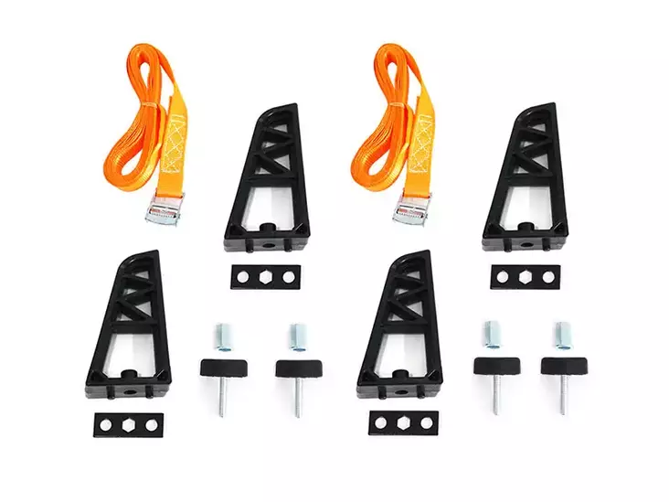 PLASTIC LOAD STOPPER 4 PCS. + STRAPS 2 PCS. (3M) - Yleisosat ja tarvikkeet - 45448 - 1
