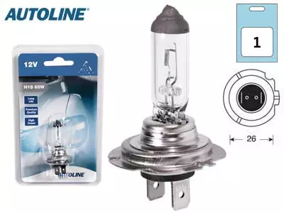 POLTTIMO AUTOLINE 12V H18 65W BLISTER - Yleisosat ja tarvikkeet - 68428 - 1