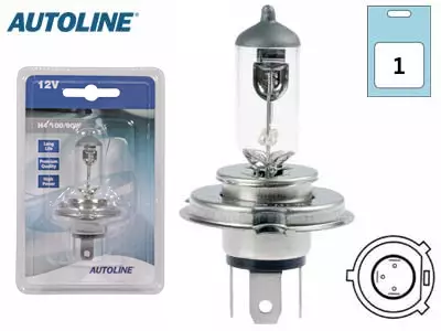 POLTTIMO AUTOLINE 12V H4 100/90W BLISTER - Yleisosat ja tarvikkeet - 69628 - 1