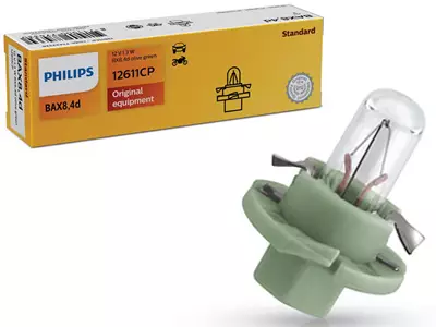 POLTTIMO PHILIPS 12V 1,3W BX8,4D OLIVE GREEN - Yleisosat ja tarvikkeet - 74148 - 1