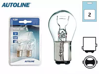 POLTTIMOPARI AUTOLINE 12V 21/5W BLISTER - Yleisosat ja tarvikkeet - 69608 - 1