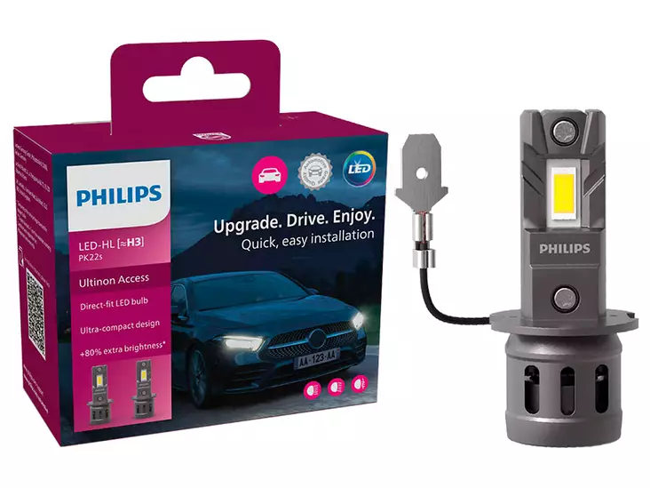 POLTTIMOPARI PHILIPS LED H3 12V ACCESS - Yleisosat ja tarvikkeet - 76368 - 1