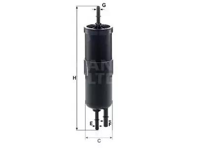POLTTOAINESUODATIN MANN, BMW - Yleisosat ja tarvikkeet - 63798 - 1