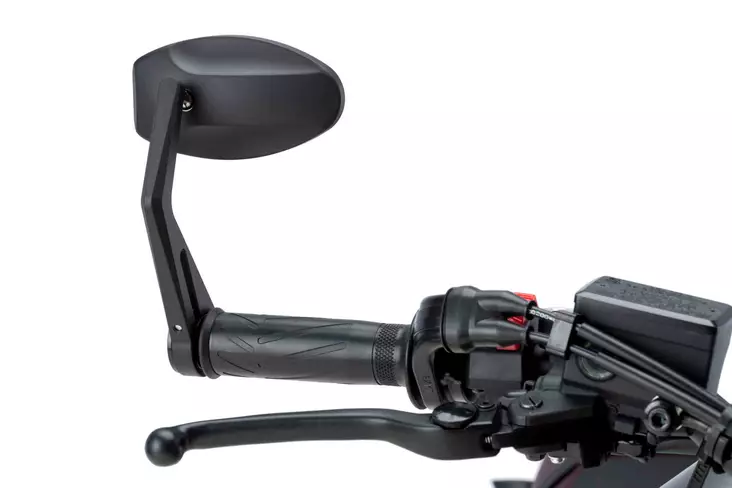 Puig Handlebar End Mirror Mp L/Der./Izdo. C/Black - Moottoripyörän Peilit - 97398 - 1