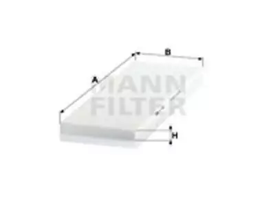RAITISILMASUODATIN MANN, FIAT - Yleisosat ja tarvikkeet - 65458 - 1