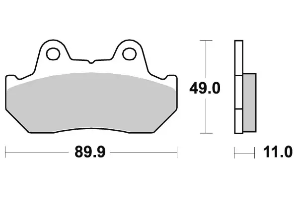 Sbs Jarrupalat Ceramic - Moottoripyörän Jarrupalat - 104828 - 1