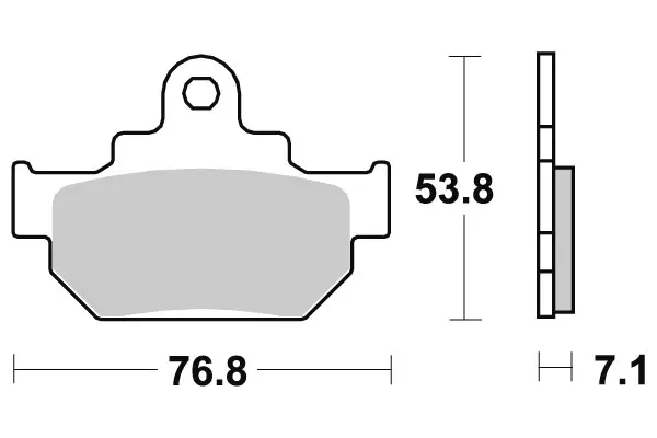 Sbs Jarrupalat Ceramic - Moottoripyörän Jarrupalat - 104958 - 1