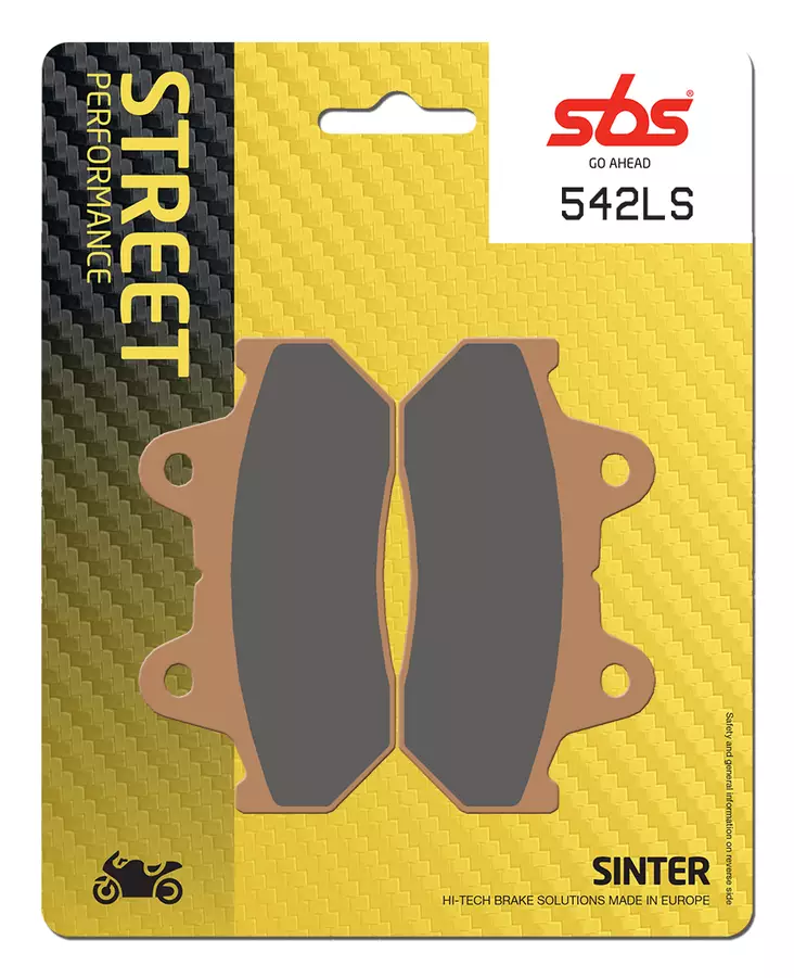 Sbs Jarrupalat Sintered Taakse - Moottoripyörän Jarrupalat - 104088 - 1