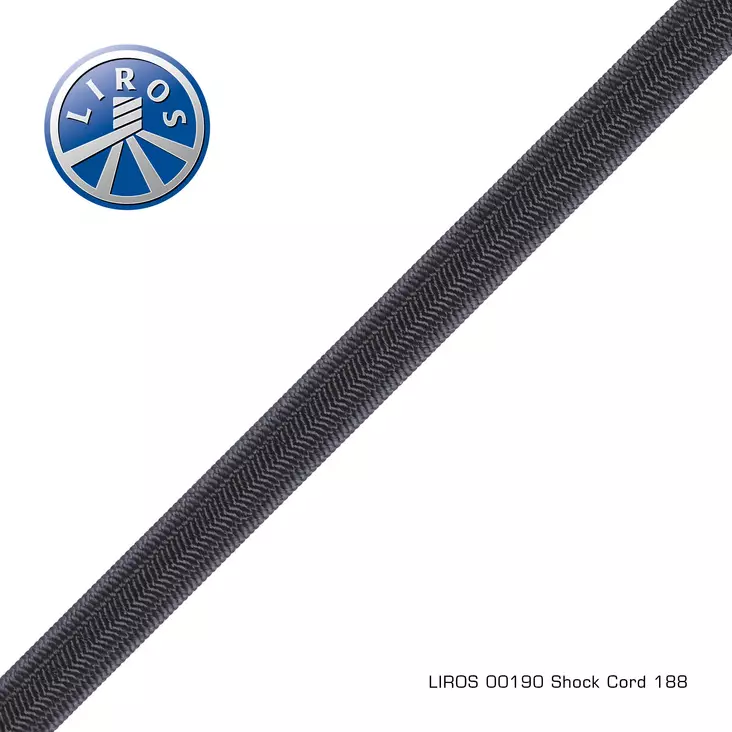 Shock cord black 5mm x 100m - Veneen Köydet - 87978 - 1