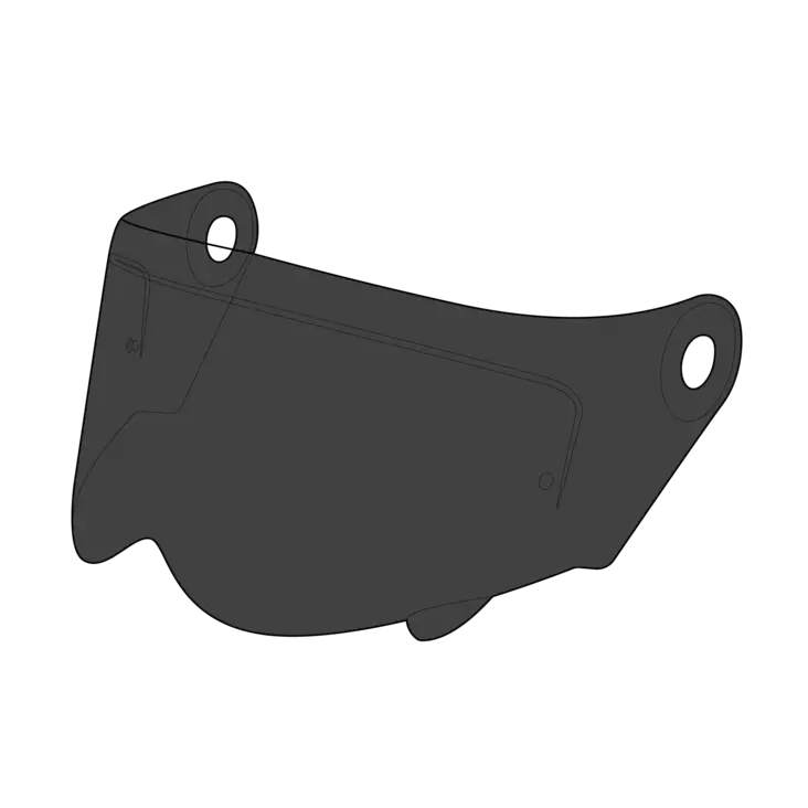 SIMPSON Darksome visiiri Tumma - MP Visiirit - 106198 - 1