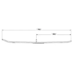 Sno-X Ripper Four Ohjausrauta pari 4" Kovametalli - Moottorikelkan Ohjausraudat - 70478 - 1