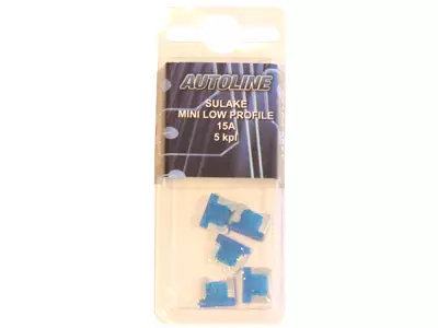 SULAKEBLISTER 15A MINI LOW PROFILE 5-KPL SIN. - Yleisosat ja tarvikkeet - 53238 - 1