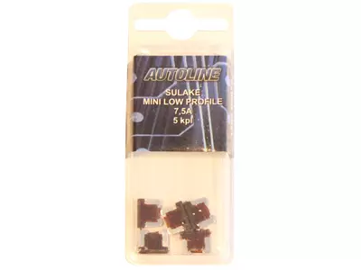 SULAKEBLISTER 7,5A MINI LOW PROFILE 5-KPL RUSKEA - Yleisosat ja tarvikkeet - 52858 - 1
